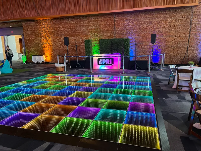 Light up dance floor rental in Wichita