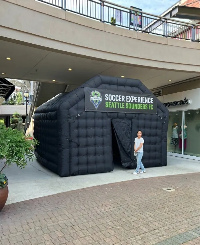 Festival experiential event activation with interactive experiences