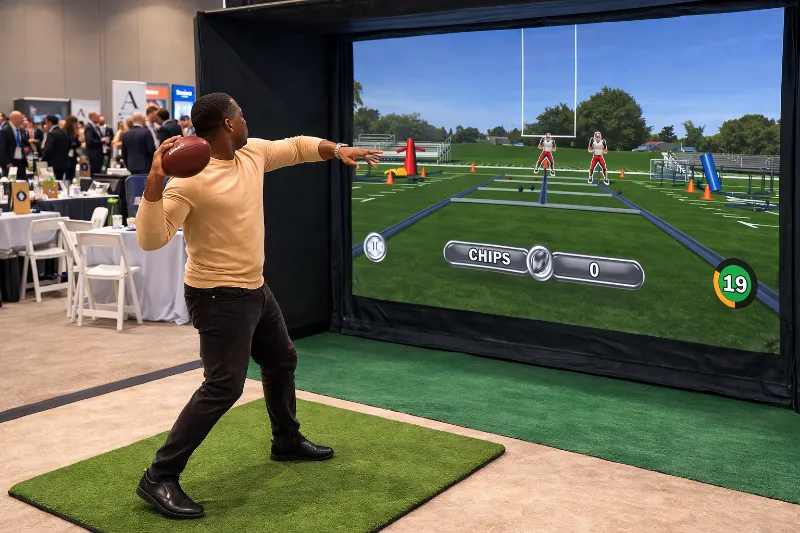 Football simulator rental for events