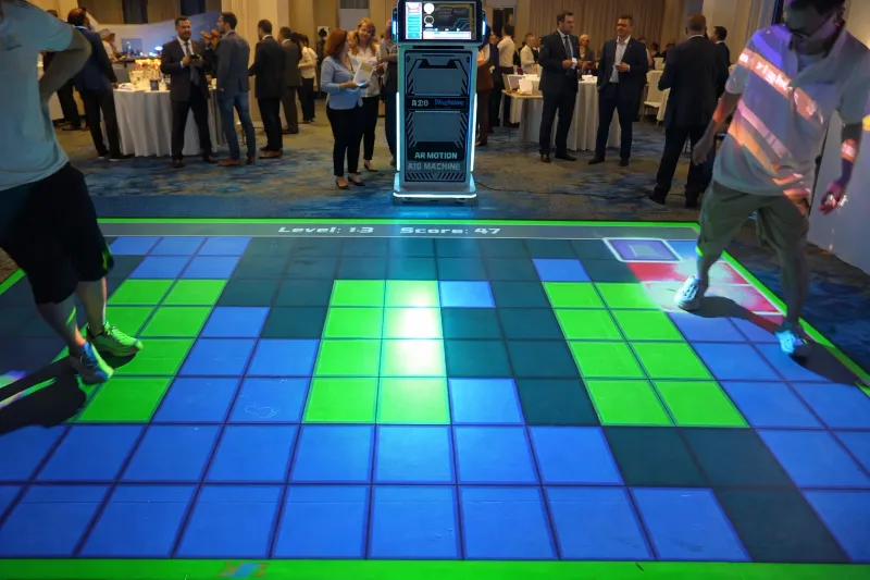 Interactive floor games rental for events