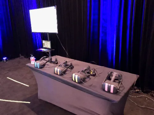 VR laser tag rental