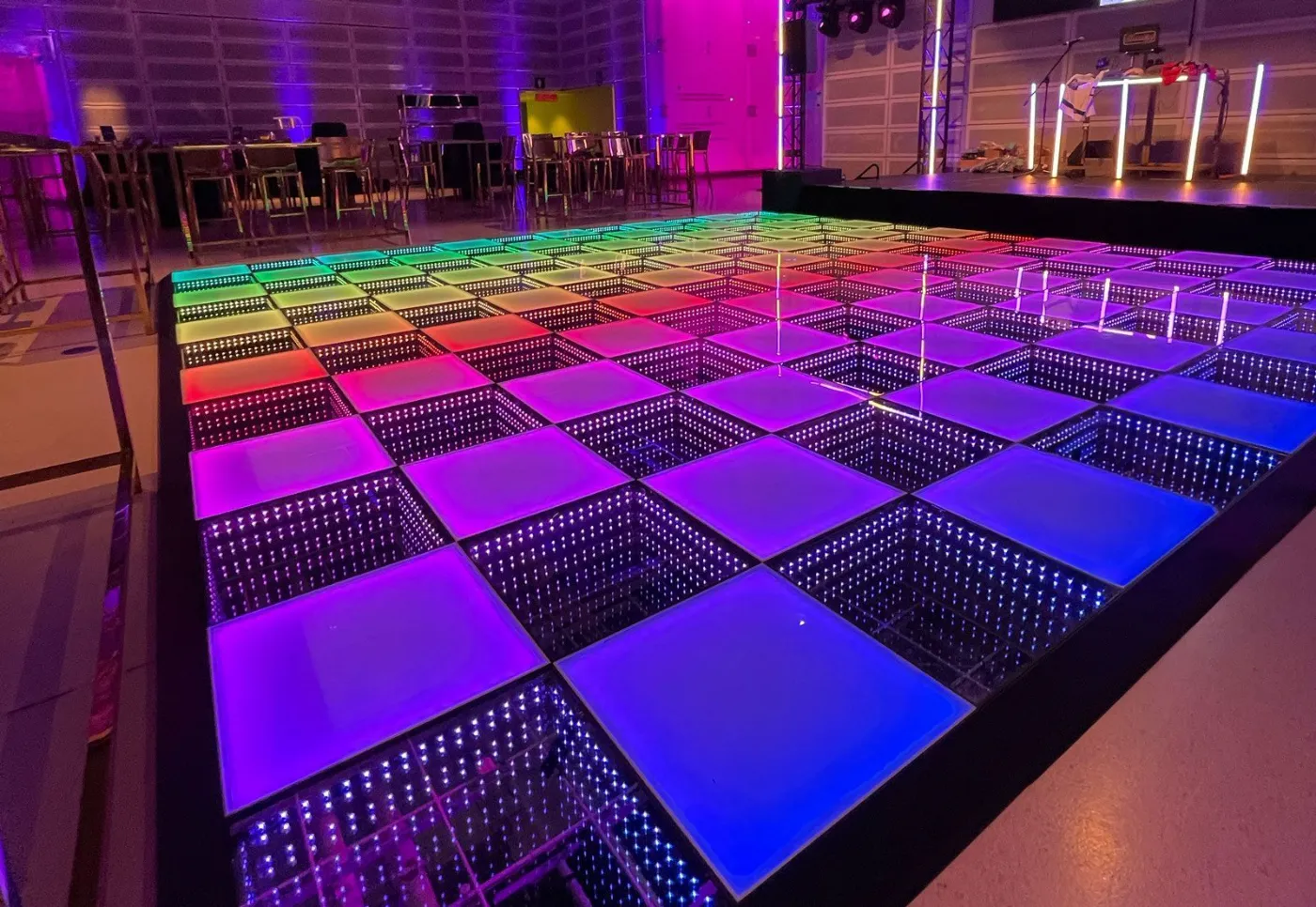 Led dance floor rental online