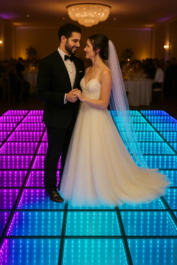light up dance floor rental