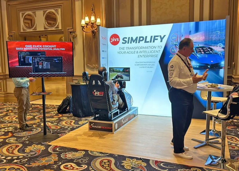 race car simulator rental for trade show
