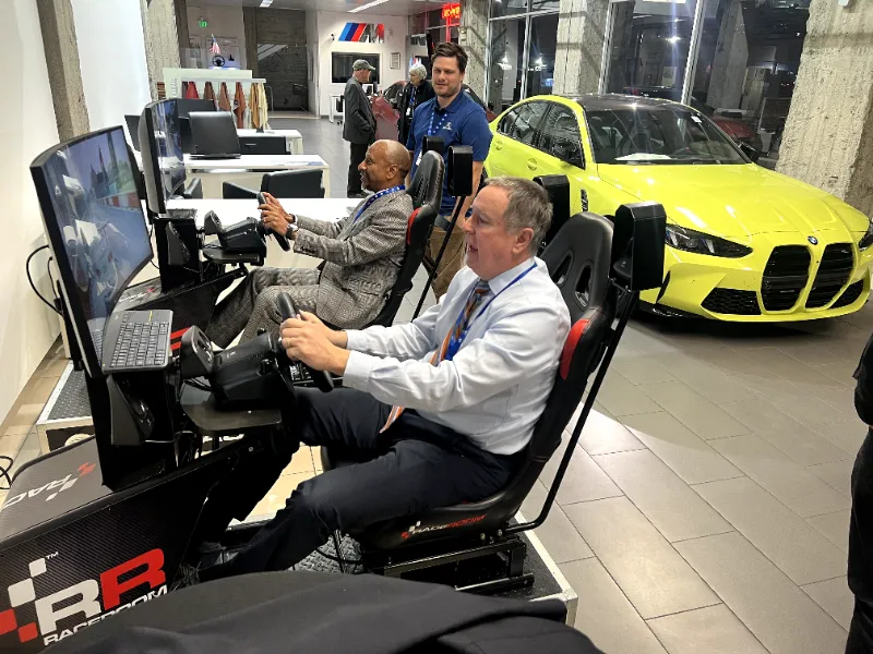 F1 racing simulator rental for events