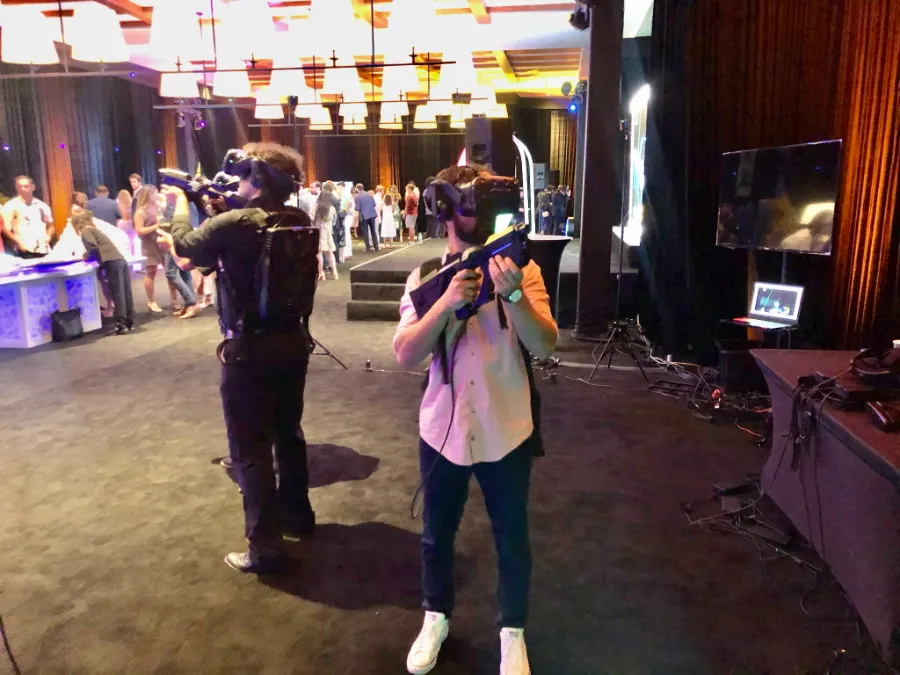 Corporate party games in VR