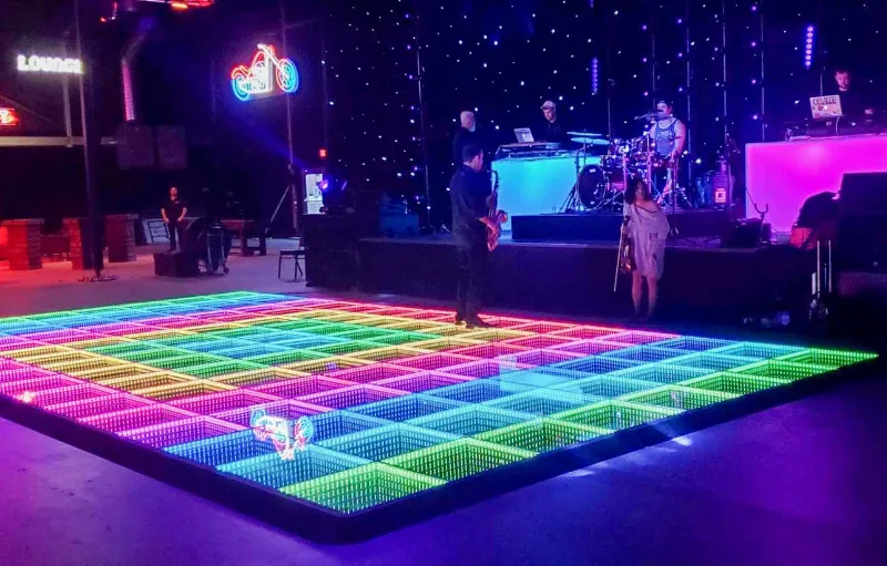 LED dance floor rental for events