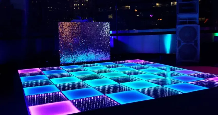 Led dance floor for events