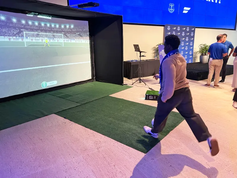 Interactive soccer game rental for corporate parties and experiential marketing events