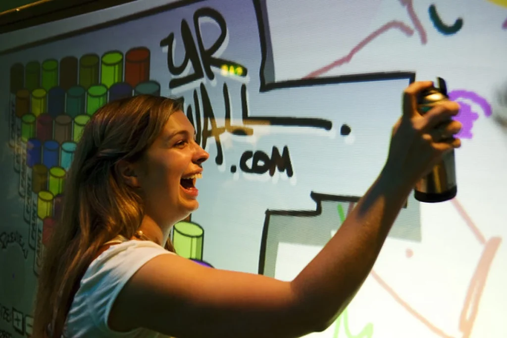 air graffiti wall rental