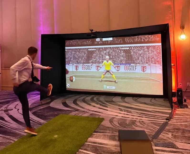 18 Trade Show Entertainment Ideas in Los Angeles: Engage Attendees and Boost ROI 12 Soccer Simulator Rental