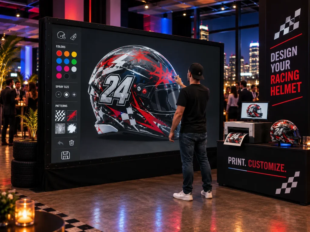 8 Las Vegas Grand Prix Corporate Event Ideas for Race Week 2026 8 Air Graffiti Wall rental at corporate events