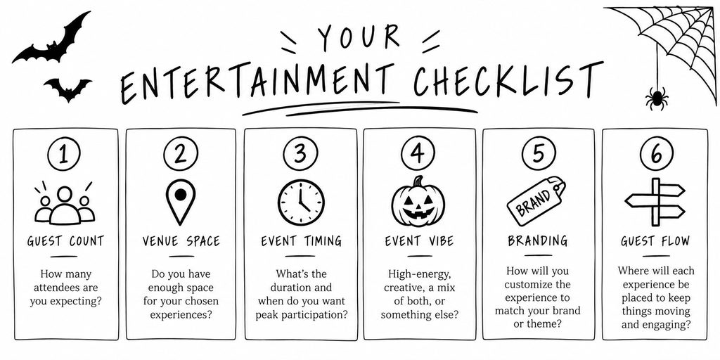 8 Halloween Party Corporate Entertainment Ideas for 2026 12 entertainment planner checklist for corporate event ideas