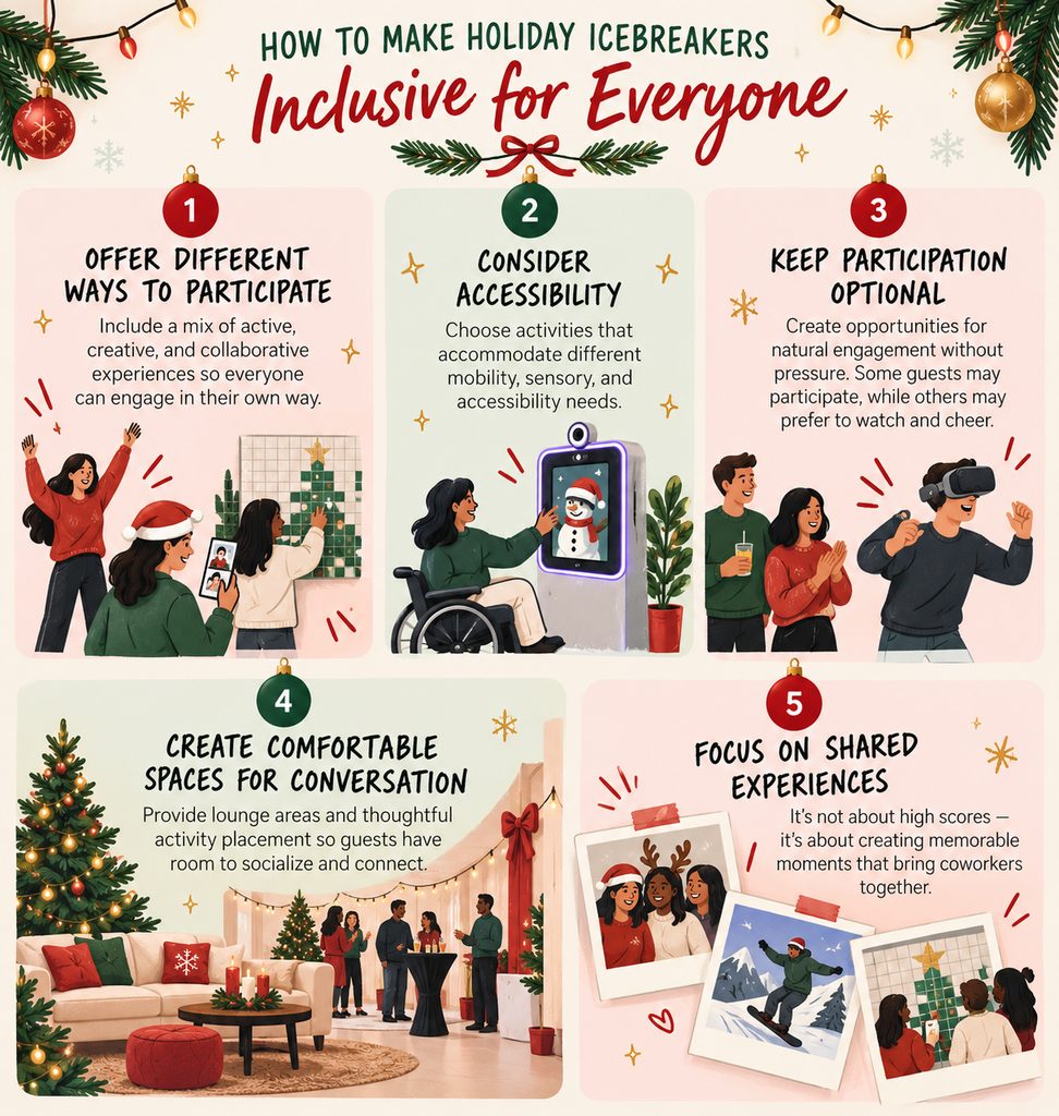 10 Office Holiday Party Games and Icebreakers That Bring Teams Together 13 Inclusive Holiday Icebreaker Tips