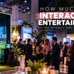 how much interactive entertainment does your event actually need