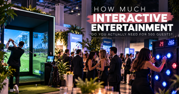 how much interactive entertainment does your event actually need