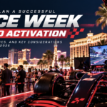 race week brand activation ideas