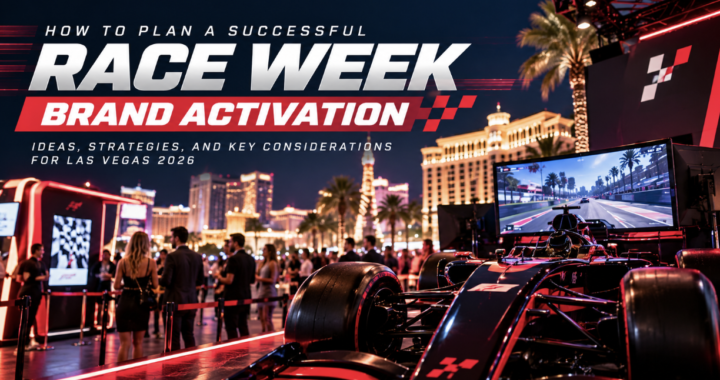race week brand activation ideas