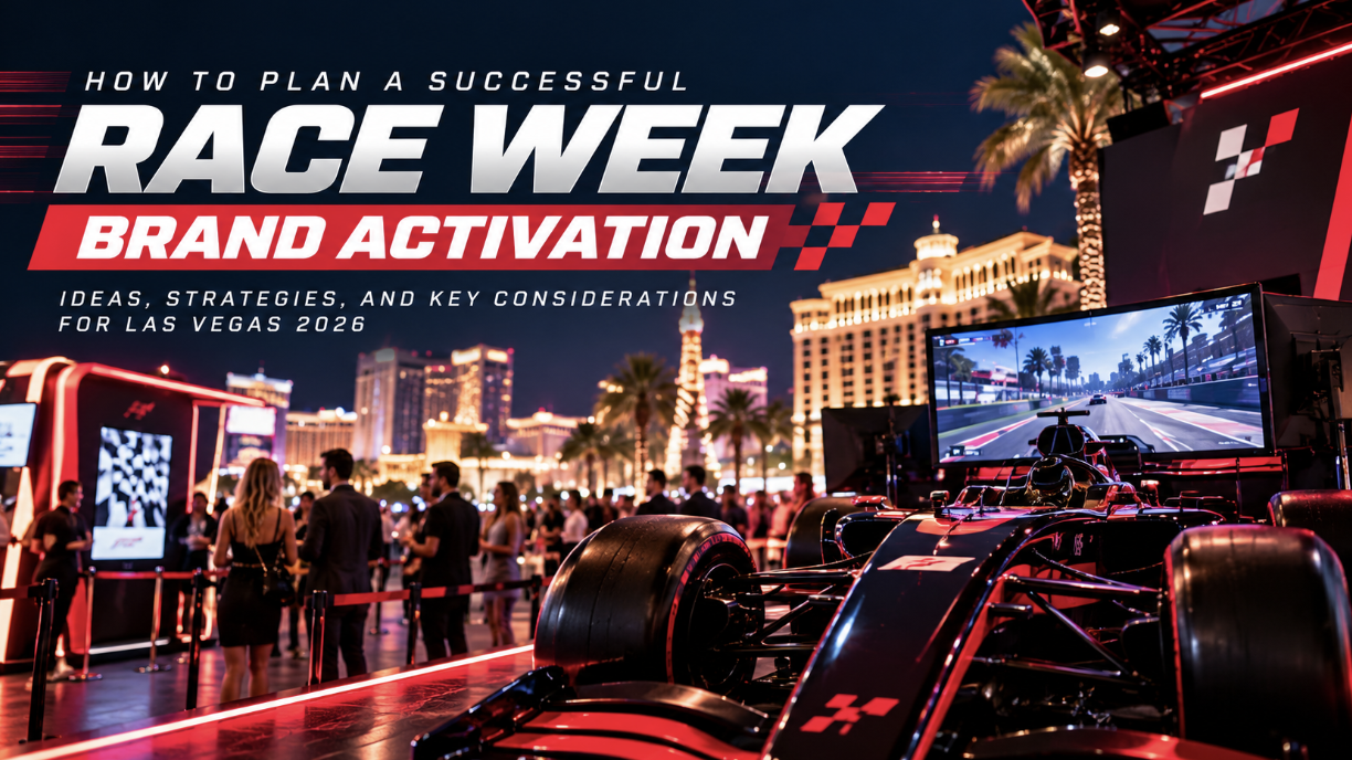 race week brand activation ideas