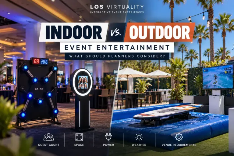 Indoor vs. Outdoor Event Entertainment: What Should Planners Consider?